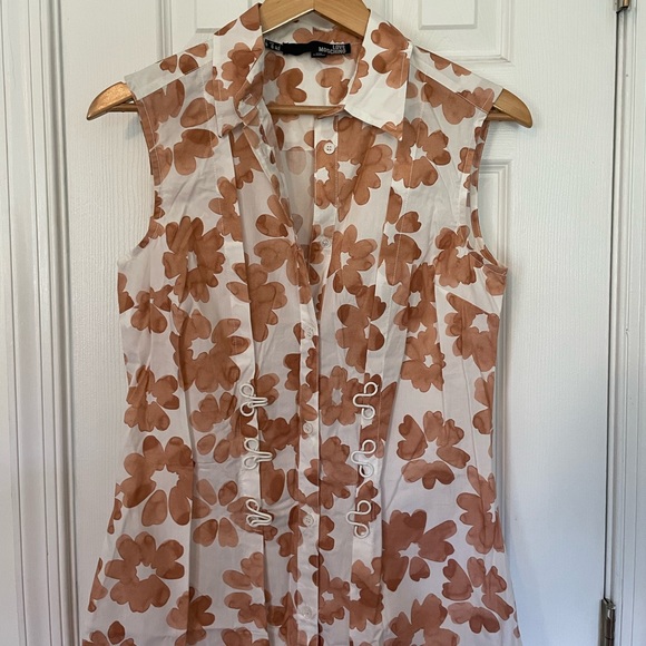 Love Moschino Floral Button & Clasp Collar Shirt Dress - Picture 7 of 11